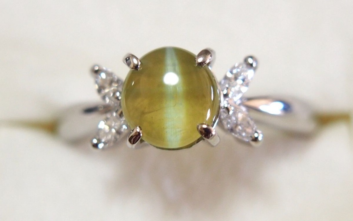 クリソベリルキャッツアイ　リング