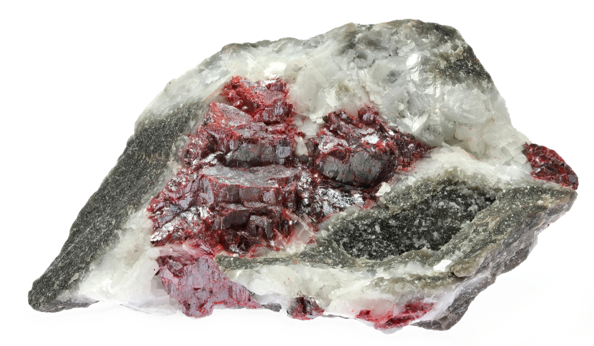 辰砂　シンシャ　原石