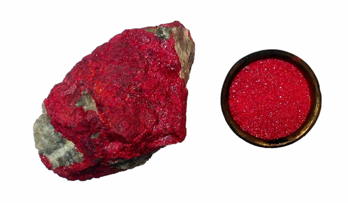 辰砂　シンシャ　顔料　粉