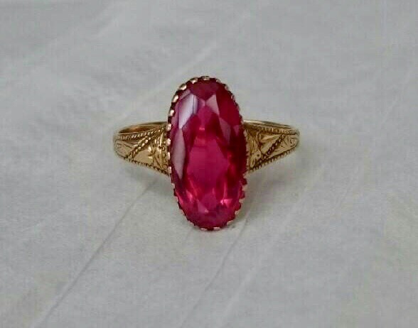 合成ルビー　見分け方