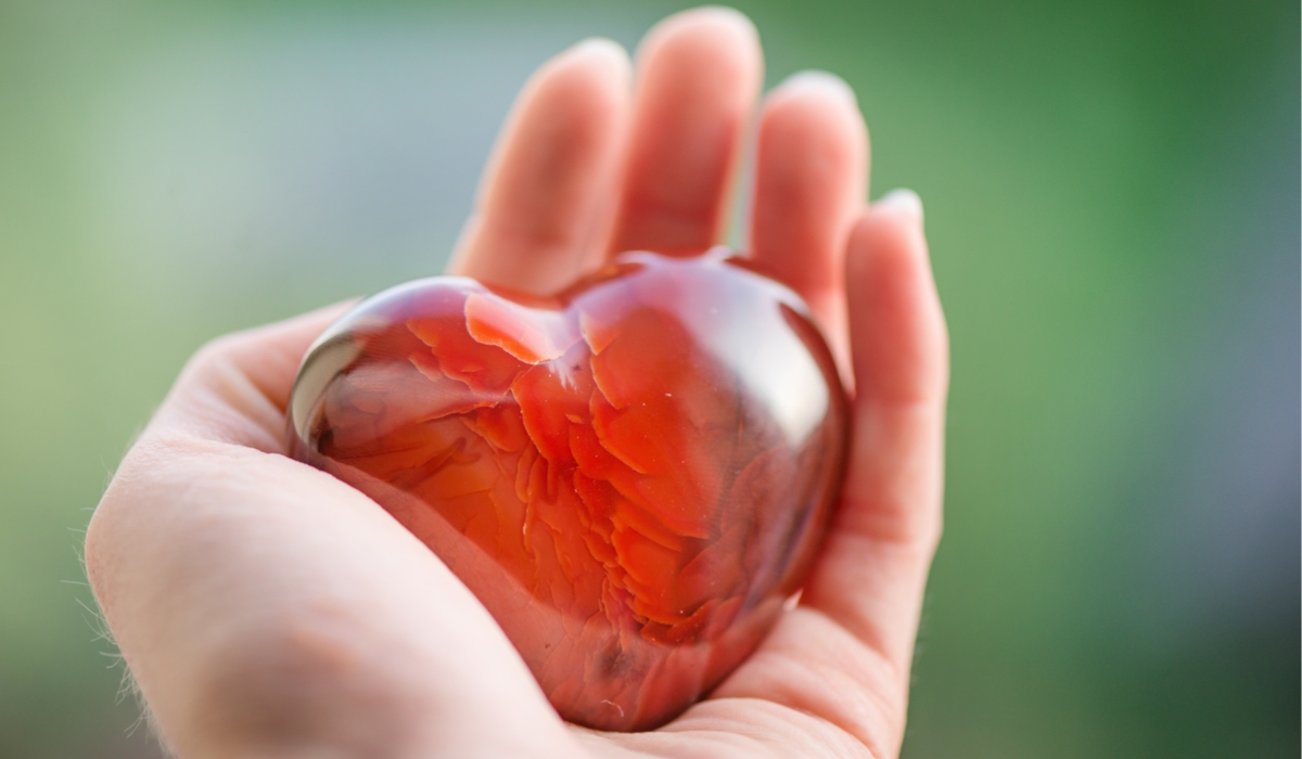 ハート型ストーン