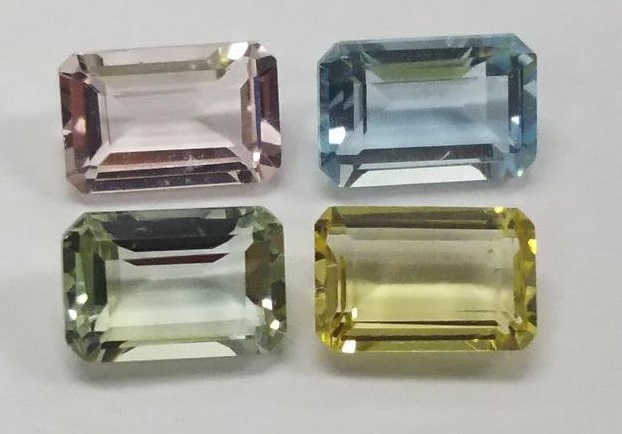 モルガナイト　アクアマリン　グリーンベリル　イエローベリル　ルース