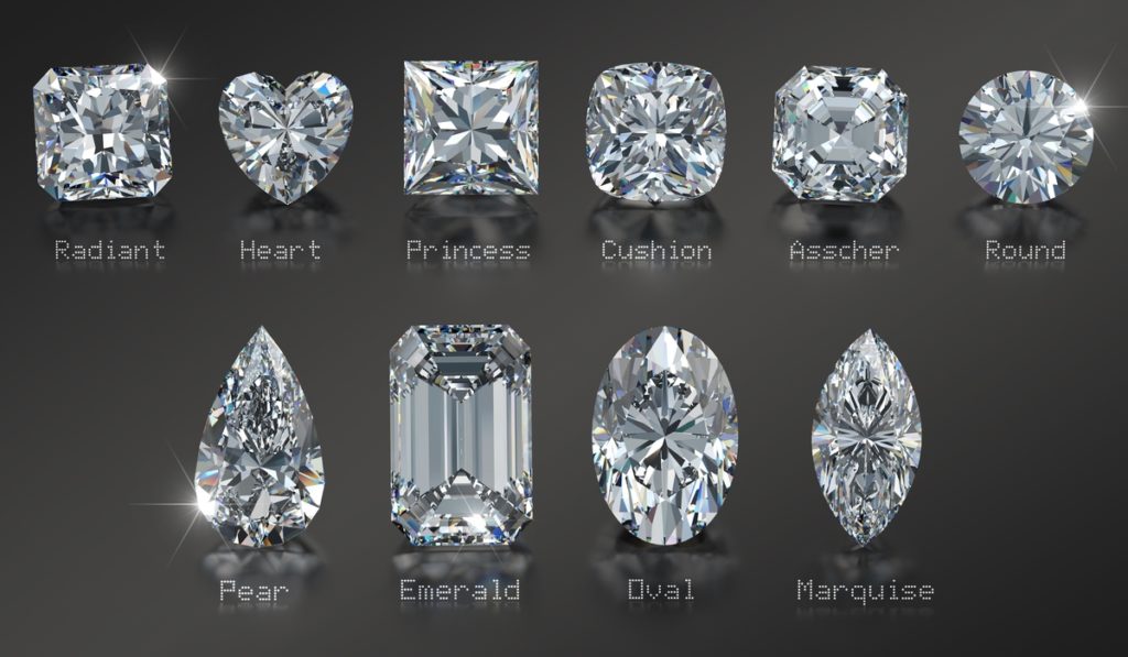 ダイヤモンドカットの種類