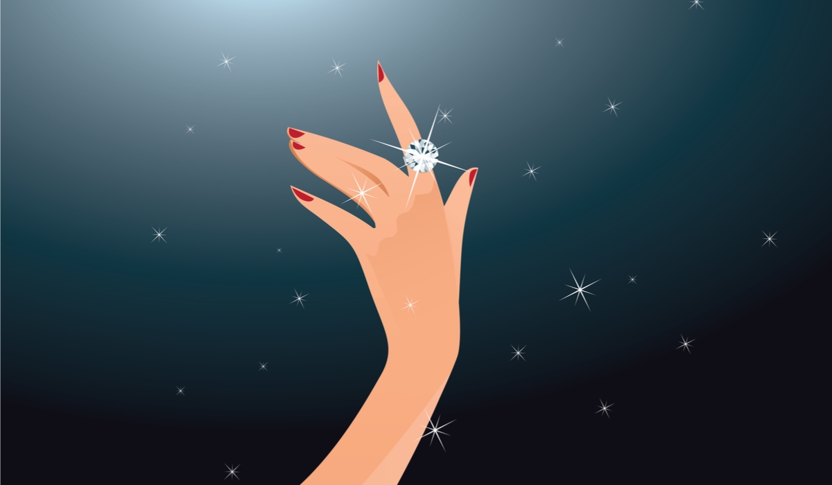 ダイヤモンド　イラスト