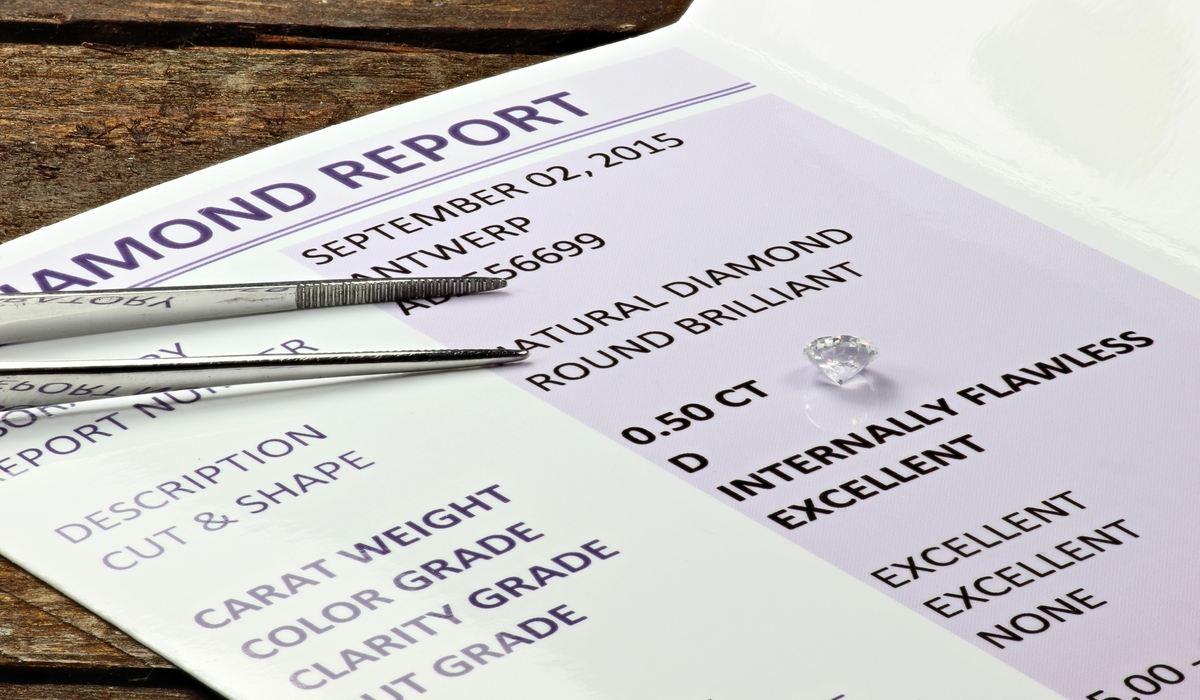 ダイヤモンド鑑定書