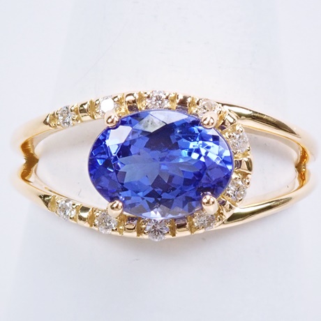 タンザナイト　リング