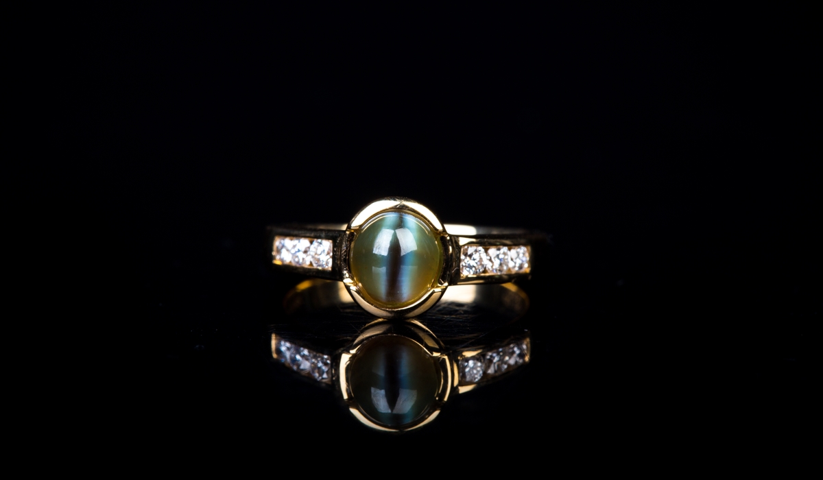 オパールキャツアイ　リング