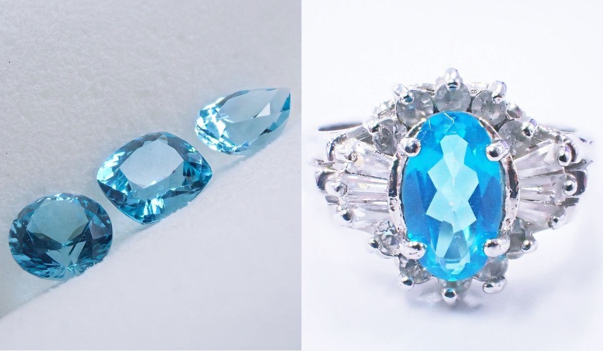 アパタイト　パライバブルートパーズ