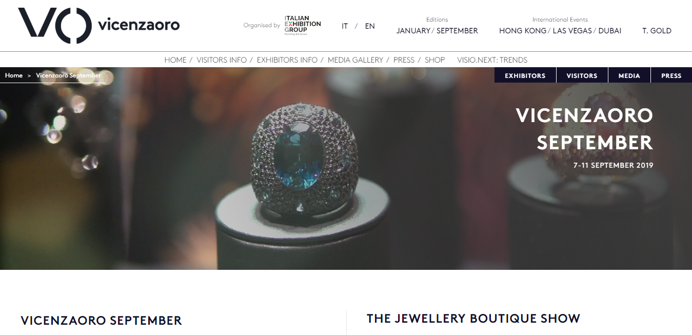 ビチェンツァオロー 秋公式サイト