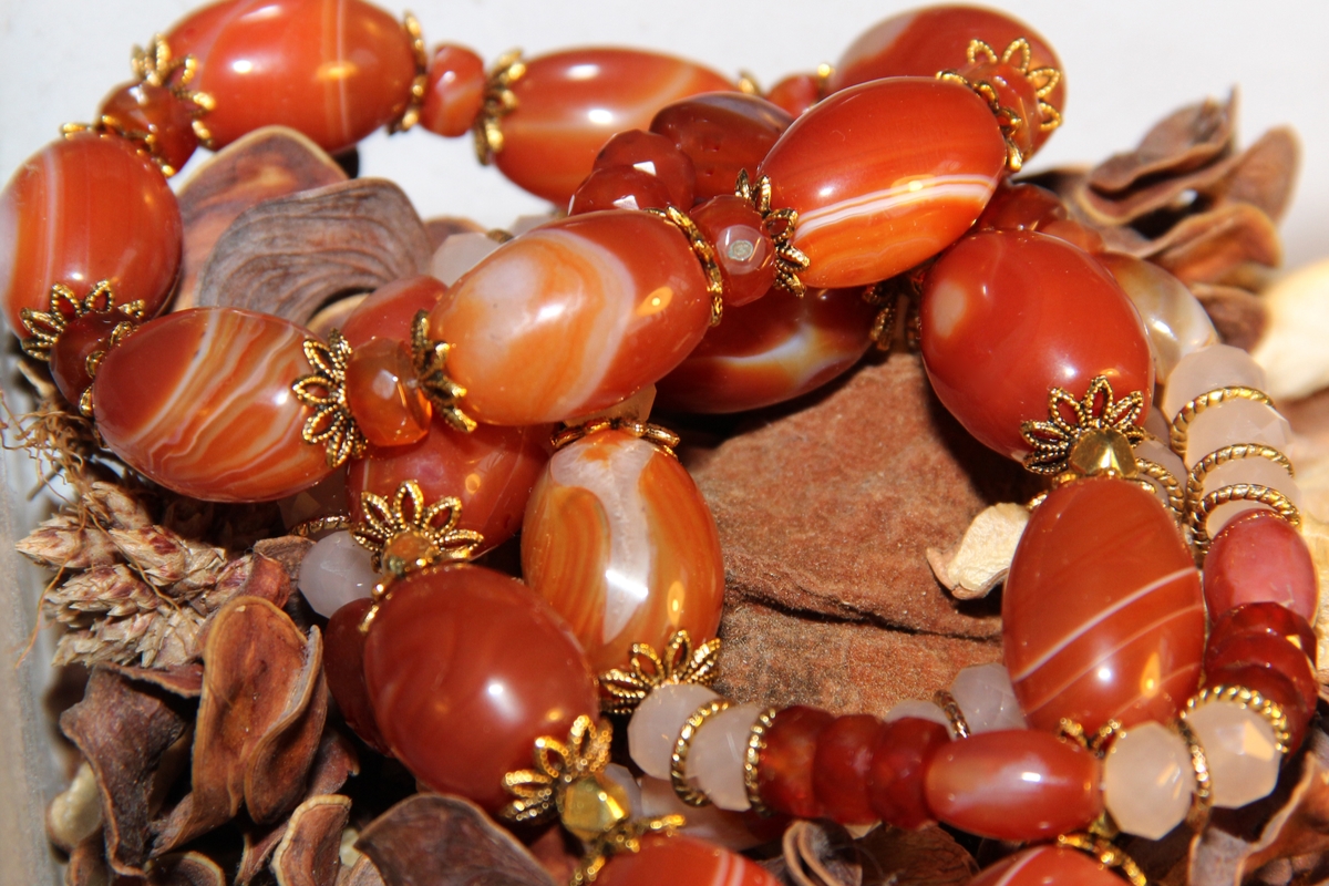 カーネリアン　ネックレス