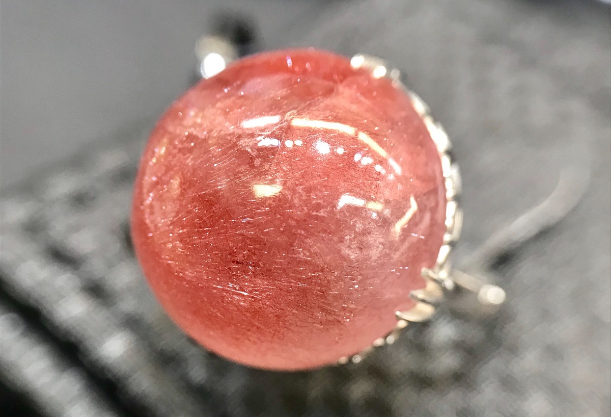 ストロベリークォーツ　指輪