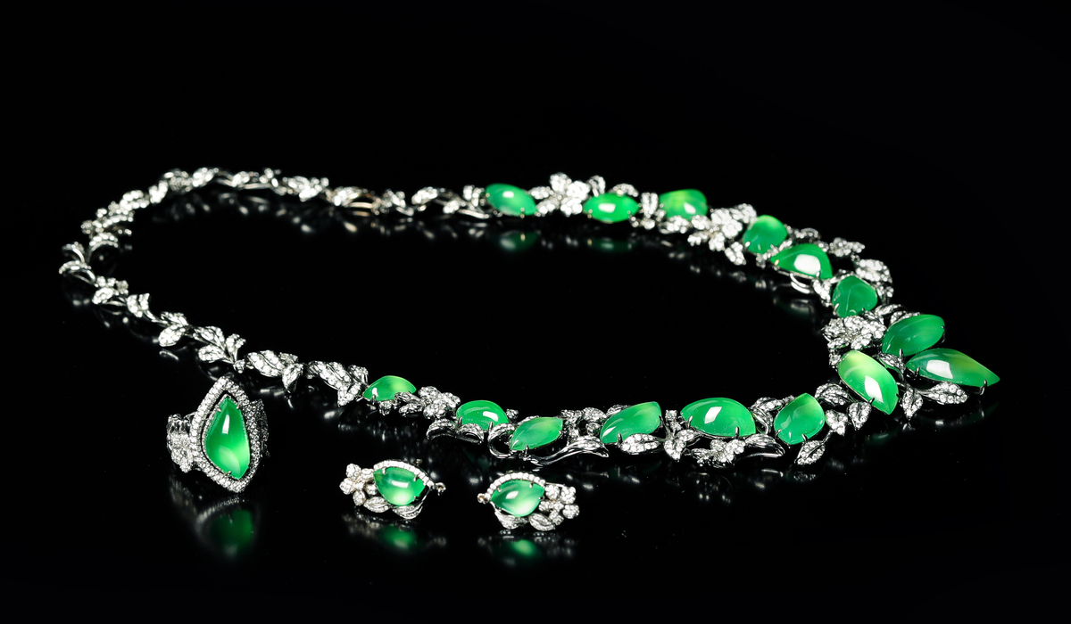 琅玕　ろうかん　ヒスイ　ジュエリー