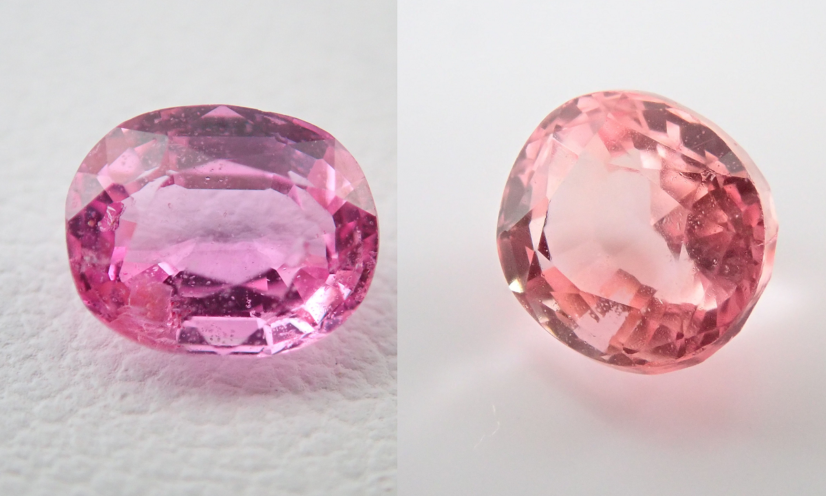 ピンクサファイア　パパラチアサファイア　ルース