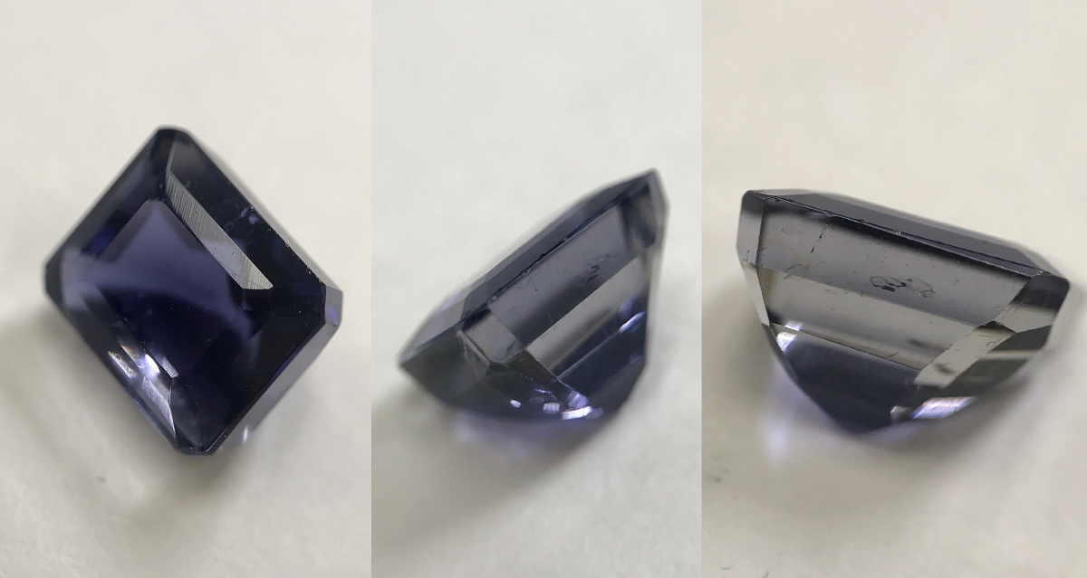 アイオライト　ルース　多色性