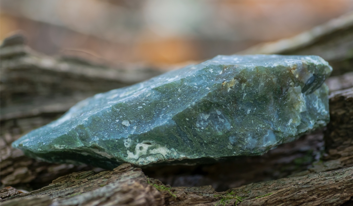 モスアゲート　原石