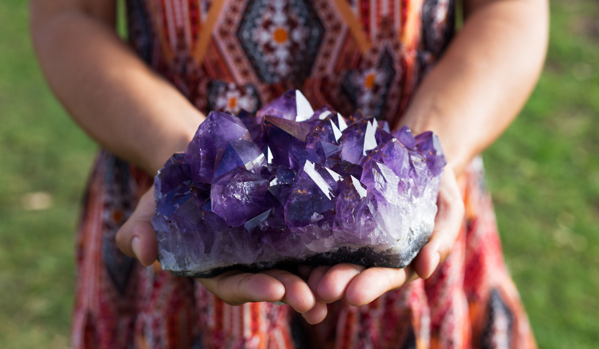 アメジスト　アメシスト　原石