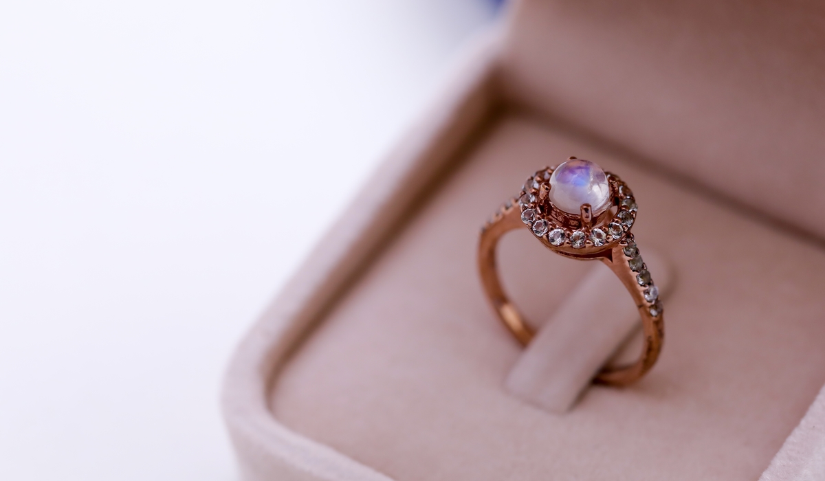 ムーンストーン　リング