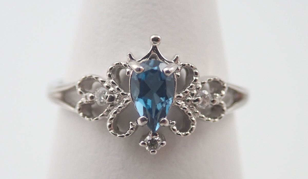 ブルートパーズ リング