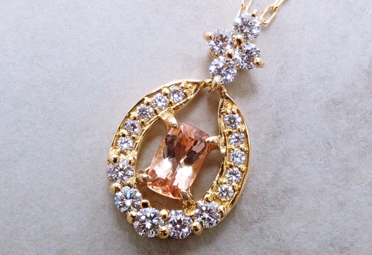 インペリアルトパーズ　ペンダント