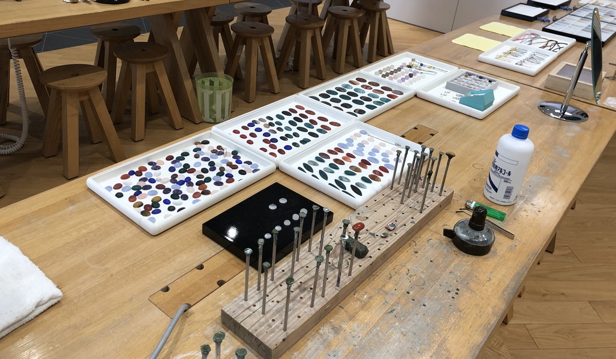 山梨ジュエリーミュージアム　研磨体験