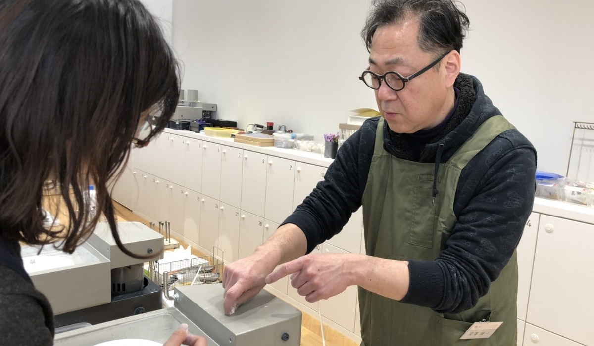 山梨ジュエリーミュージアム　研磨体験