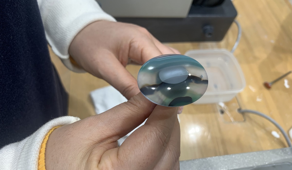 山梨ジュエリーミュージアム　研磨体験