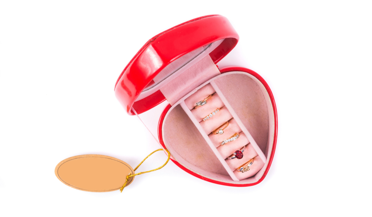 指輪　ジュエリーボックス