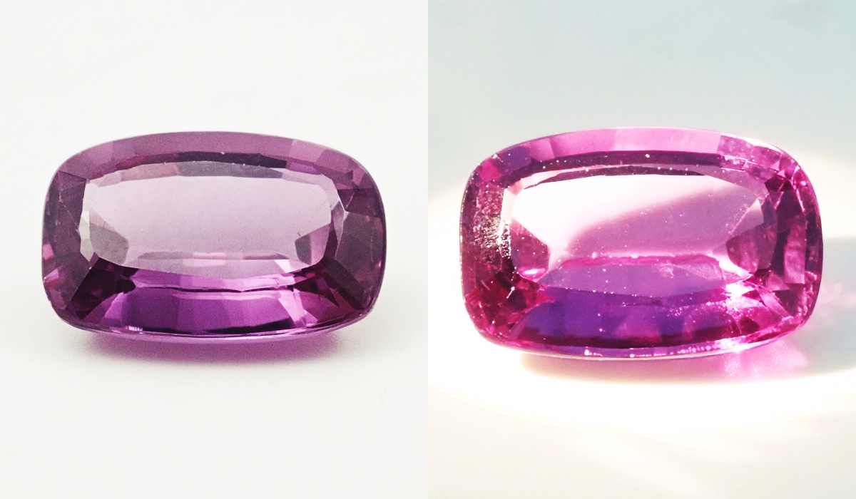 合成カラーチェンジサファイア　ルース