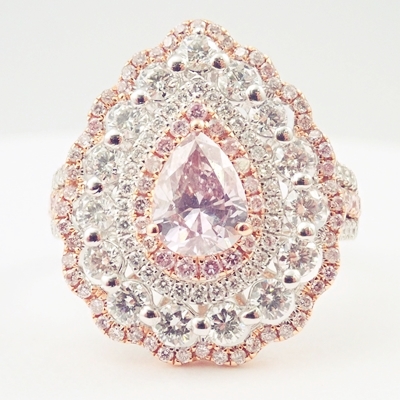 ピンクダイヤモンド リング