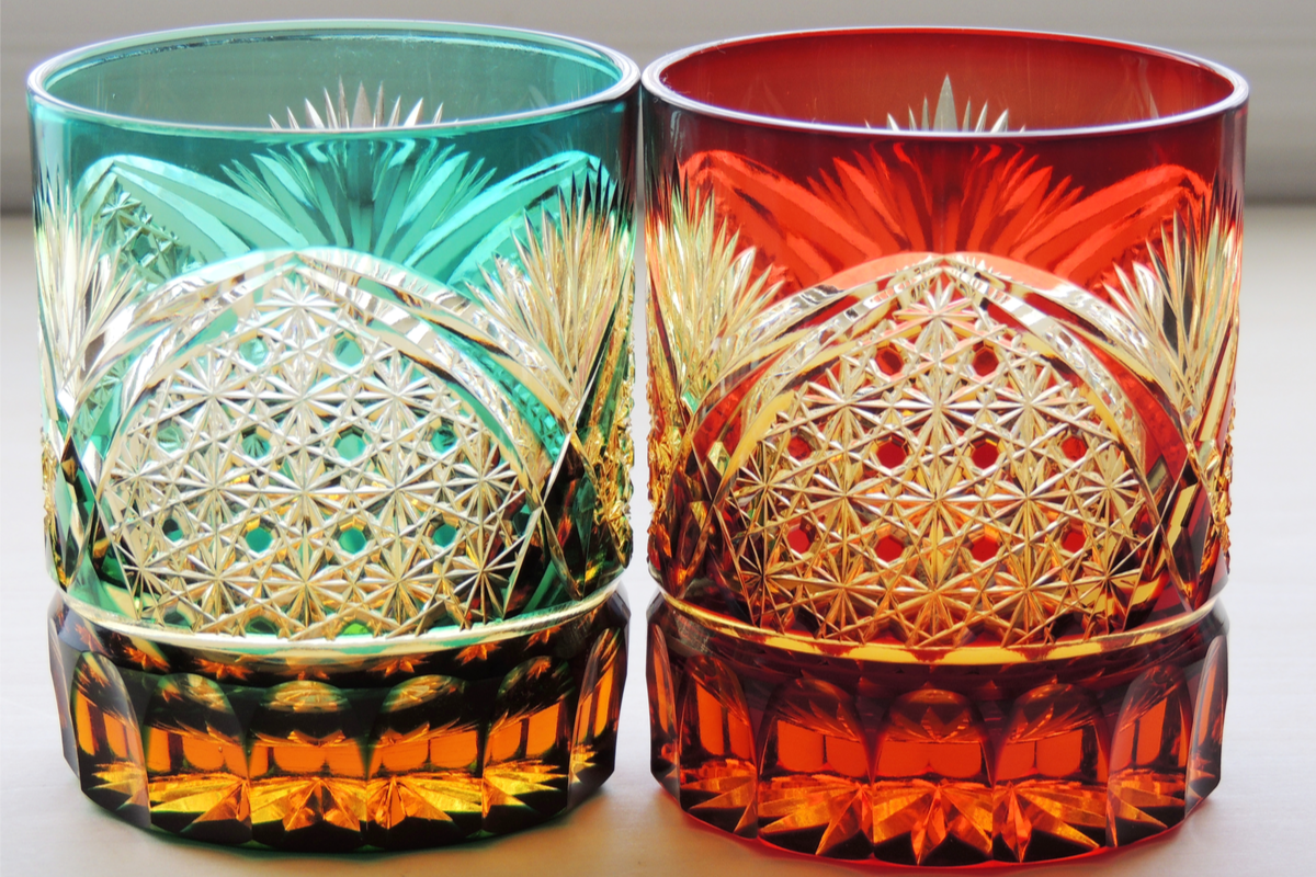 江戸切子　グラス