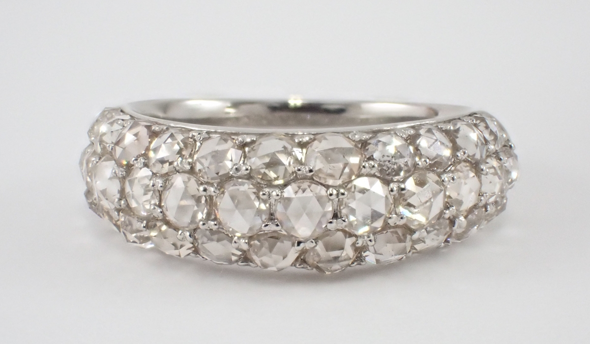 ローズカットダイヤモンド　リング