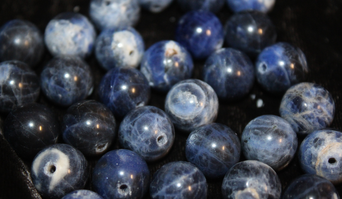 ソーダライト　ビーズ