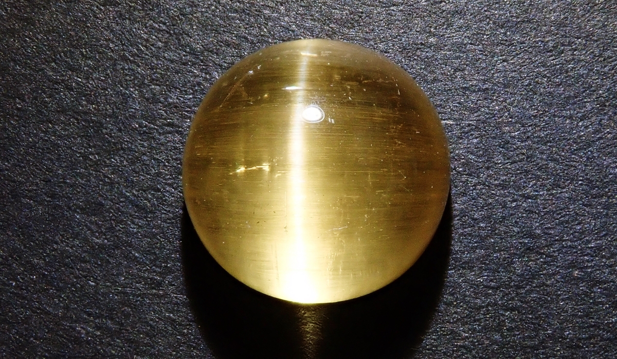 イエローベリルキャッツアイ　ルース