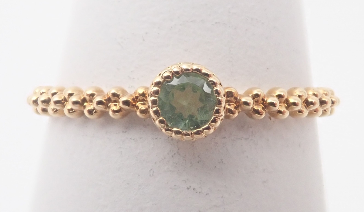 グロッシュラーガーネット　リング