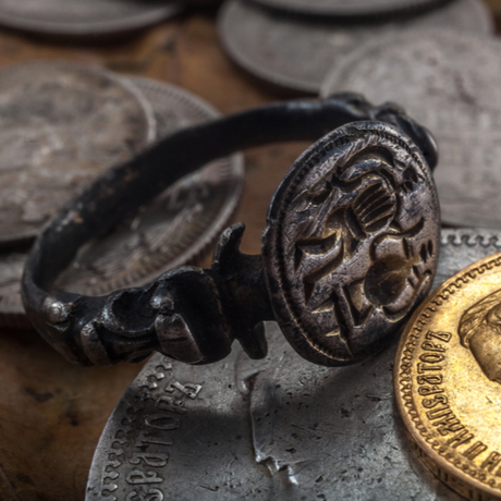 シルバーリング　酸化