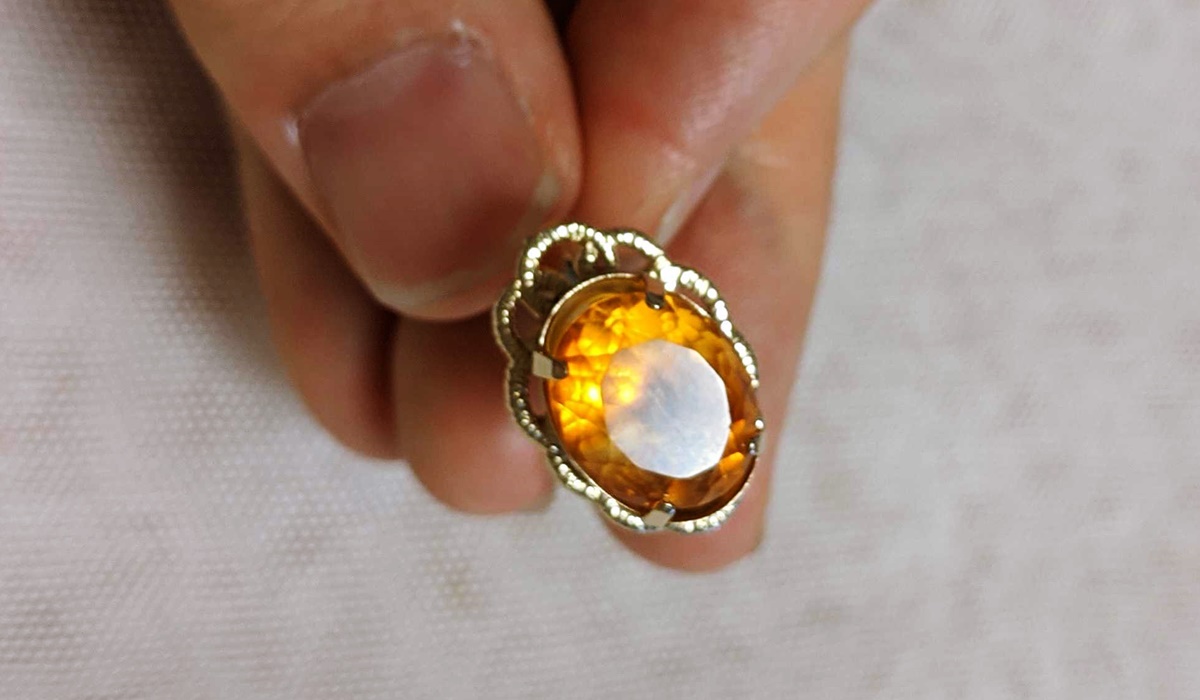 リング台に接着3