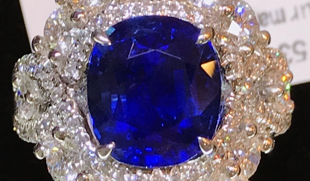 ミャンマー産　ビルマ産　サファイア　リング