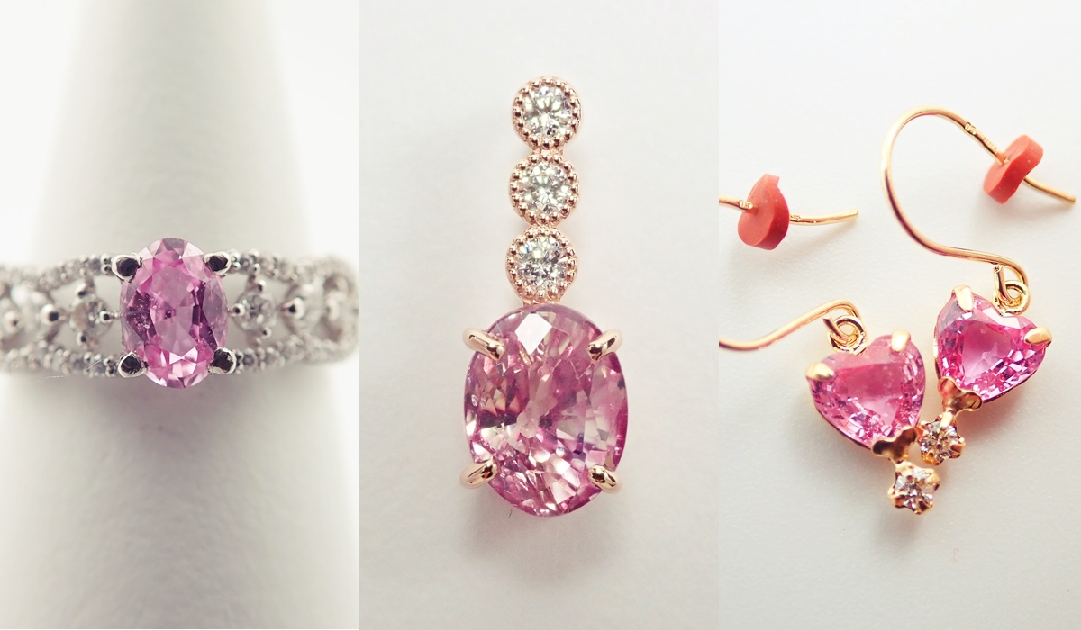 ピンクサファイア ジュエリー